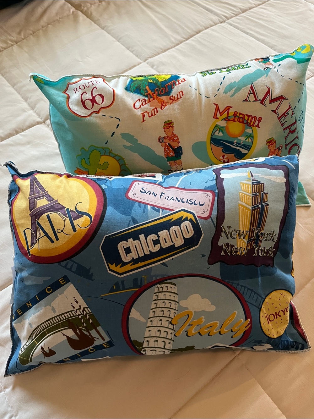 Travel Pillows Set ~Perfect for Any Room, Campers or Long Car Rides!